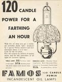 1935 ​Famos Lamps vintage ad