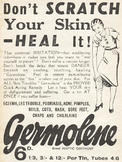1937 ​Germolene vintage ad