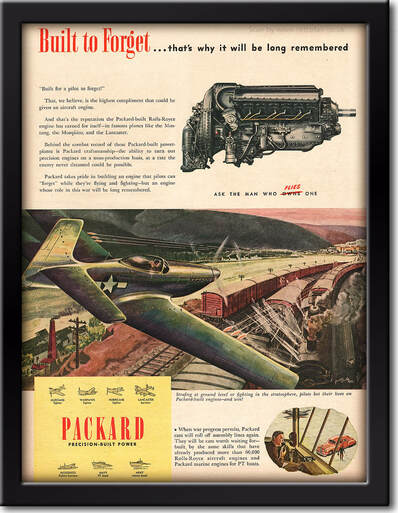 1945 Packard Cars - framed preview retro