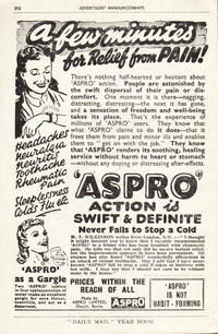 1949 Aspro - unframed vintage ad