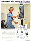 1949 Herbert ​Tareyton - vintage ad