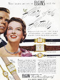 ​1950 ​Elgin Watches vintage ad