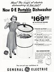 1950 General Electric Portable Dishwasher 
