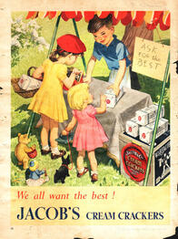 1952 Jacob's Cream Crackers - unframed vintage ad