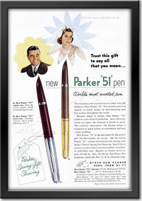 vintage Parker Fountain Pens 
