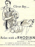 1952 Rhodian Cigarettes  - vintage ad
