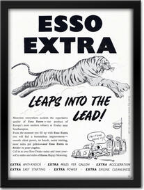 1953 vintage Esso Petrol advert