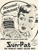  1953  Sun-Pat Nuts - vintage ad