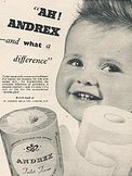 1954 Andrex vintage ad