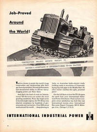 1954 International Harvest unframed vintage ad