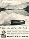 1954 ​National Benzole - vintage ad