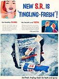 1954 S.R. Toothpaste vintage ad