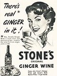 1954 ​Stone's Ginger Wine - vintage ad