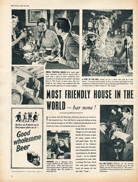 1955 Brewer's Society - unframed vintage ad