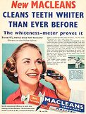 1955 ​Macleans Toothpaste vintage ad