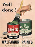 1955 walpamur Paints vintage ad