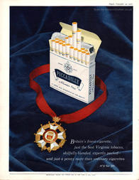 1960 Piccadilly Cigarettes - unframed vintage ad