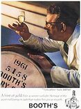 1961 Booth's Gin - vintage ad