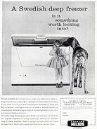 1961 Helios Fridge Vintage Ad