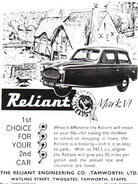 1961 Reliant Cars vintage ad