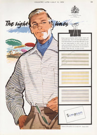  1958 Simpson - unframed vintage ad