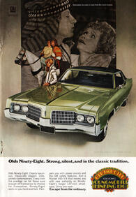 1968 Oldsmobile - unframed vintage ad