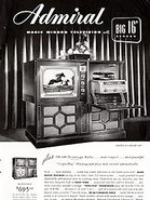 1949 Admiral Televisions