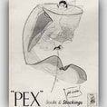 1952 Pex Stockings - vintage ad