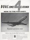 1959 BOAC Comet Jetliner - vintage ad