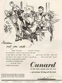 1955 Cunard Lines