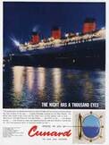1961 Cunard - vintage ad