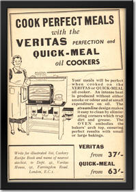 1937 Veritas Cookers - framed preview retro