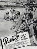 1952 Butlin's Holidays - vintage ad