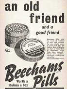 1940 Beechams Pills Vintage ad