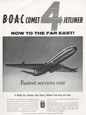1959 BOAC Jetliner - vintage ad