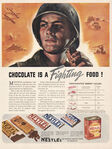1942 Nestlé Chocolate - vintage ad