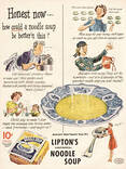 1944 Lipton's Soup - vintage ad