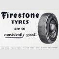 1952 Firestone Tyres - Vintage Ad