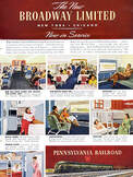 1949 Pennsylvania Railroad  - vintage ad