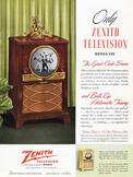  1949 Zenith Television - vintage ad