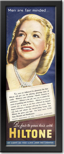 vintage 1950 Hiltone Blonde Model