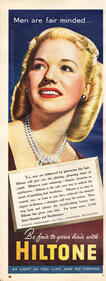 1950 Hiltone Hair Colour Blonde vintage ad