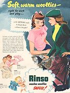 1950 Rinso Washing Powder Vintage Ad