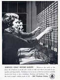 1950 Bell Telephones - vintage ad