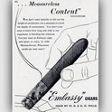 1952 Embassy Cigars Vintage advert