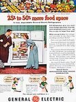 1951 GEC Food Freezer - Color Vintage Ad