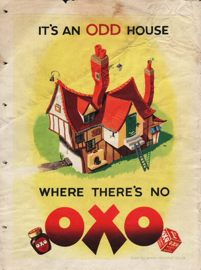 1951 OXO - unframed vintage ad