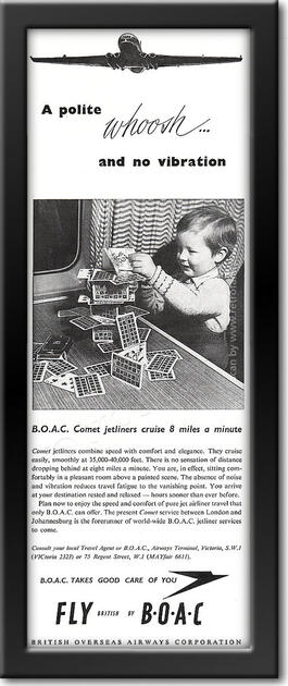 1952 vintage BOAC ad