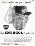1952 BP Energol vintage ad