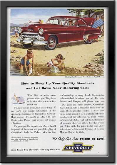 old Chevrolet advert